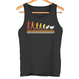 人間の進化 ウェイクアップ 羊 陰謀 理論者 羊 タンクトップ - Kawaiitshirt