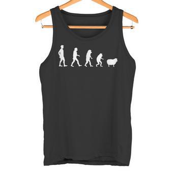人間対羊進化陰謀論 タンクトップ - Kawaiitshirt