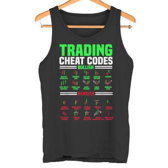 取引チートコードローソク足パターン、面白い株トレーダー タンクトップ - Kawaiitshirt