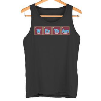 周期表 ファニーウェストハム タンクトップ - Kawaiitshirt