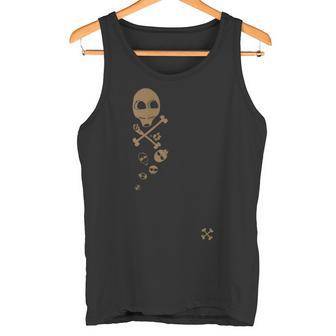 和ポップ 犬ドクロ タンクトップ - Kawaiitshirt