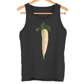 大根 ビーガン ベジタリアン 野菜 ラブ 大根 タンクトップ - Kawaiitshirt