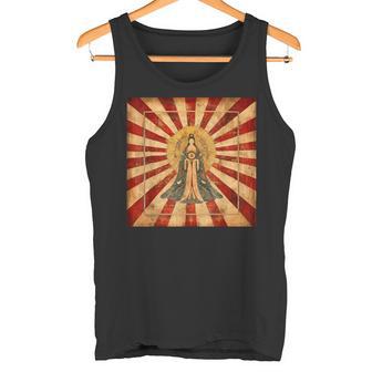 天照 女神 昇る太陽 日本神話 タンクトップ - Kawaiitshirt