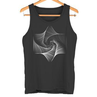 幾何学的八角形八角形トリッピーサイケデリックス タンクトップ - Kawaiitshirt