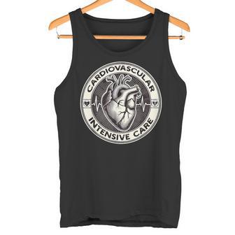心臓血管集中ケア 心臓 Icu Cvicu 看護師 タンクトップ - Kawaiitshirt