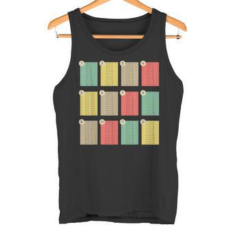 掛け算表 算数 Day A 数字 Day 教師 キッズ タンクトップ - Kawaiitshirt