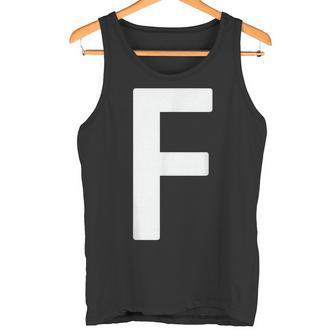 文字f 小文字 アルファベットマッチング ハロウィン Abc タンクトップ - Kawaiitshirt