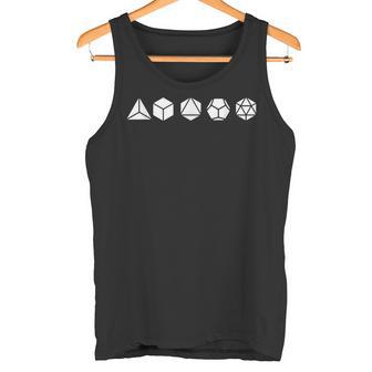 正多面体、数学、幾何学、要素、自然、 タンクトップ - Kawaiitshirt