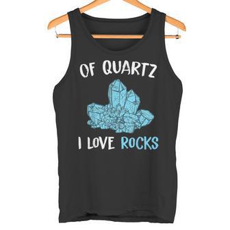 水晶鉱石コレクター 地質学者 タンクトップ - Kawaiitshirt