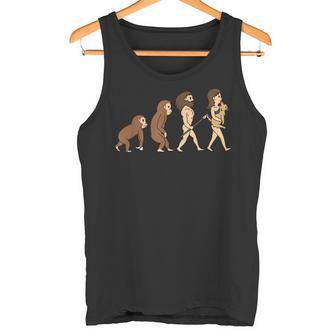 犬の進化ジャーマン・シェパード・ドッグ犬 タンクトップ - Kawaiitshirt