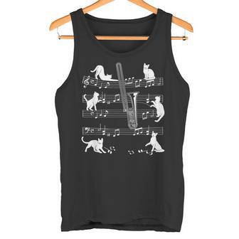 猫好きのトロンボーン奏者のためのトロンボーン猫。 タンクトップ - Kawaiitshirt