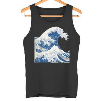 神奈川沖浪日本美術の大波 タンクトップ - Kawaiitshirt