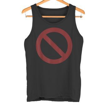 禁止標識 禁止 タンクトップ - Kawaiitshirt