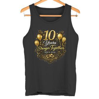 結婚10周年を祝う 結婚10周年 タンクトップ - Kawaiitshirt