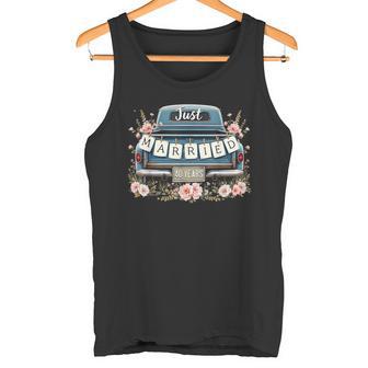 結婚40年 おもしろ40周年結婚記念カップル タンクトップ - Kawaiitshirt