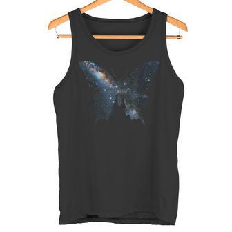 美的シルエット星宇宙銀河蝶 タンクトップ - Kawaiitshirt
