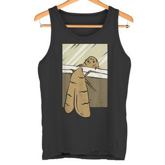 蛾は自分の反射を見つめます 蛾 昆虫 昆虫学 昆虫 タンクトップ - Kawaiitshirt