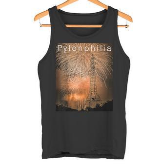 送電鉄塔 -Pylonphilia- タンクトップ - Kawaiitshirt