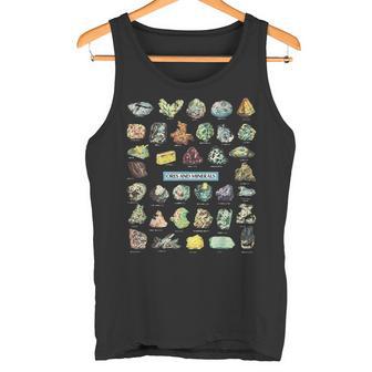 鉱石 鉱石 クリスタル シャツ タンクトップ - Kawaiitshirt