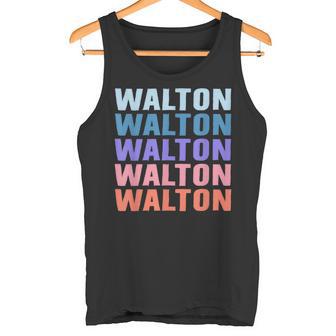 面白いギフト名 Walton 名前入り タンクトップ - Kawaiitshirt