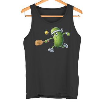 面白いピクルス遊びピックルボール愛好家しゃれピクルスボール付き タンクトップ - Kawaiitshirt