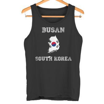 韓国 アンティーク調 旗 釜山 プライド タンクトップ - Kawaiitshirt