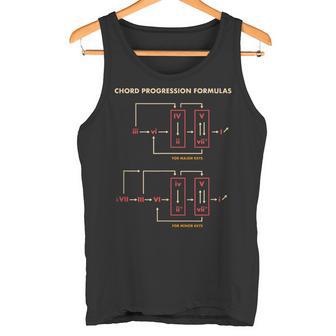 音楽理論 コードフォーミュラ 作曲家の鍵盤 ミュージシャン タンクトップ - Kawaiitshirt