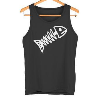 魚の骨 タンクトップ - Kawaiitshirt