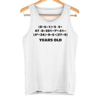 12歳 数学問題 代数方式 12歳の誕生日 タンクトップ - Kawaiitshirt