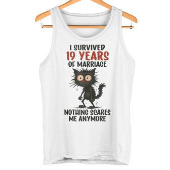 19º Aniversario De Bodasobreviví A 19 Años De Matrimonio In Mangas Camiseta sin mangas - Regaloses
