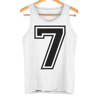7歳の誕生日おめでとうのツインデーのためのナンバー7ジャージ。 タンクトップ - Kawaiitshirt