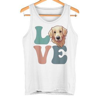 Amante De Los Perros Golden Retriever Love Camiseta sin mangas - Regaloses