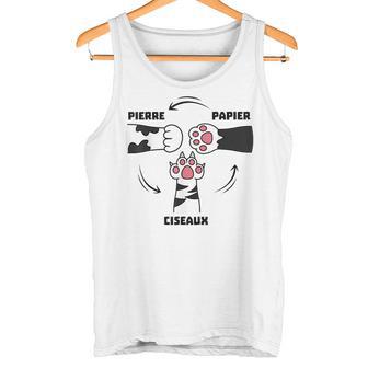 Chat Pierre Papier Ciseaux Débardeur e - Cadeauxyz