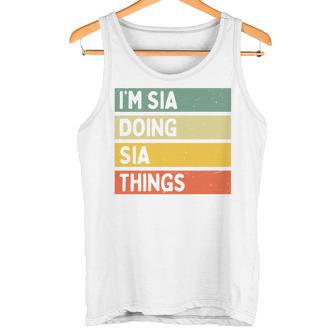 Cita Personalizada Divertida I'mia Doingia Things Camiseta sin mangas - Regaloses