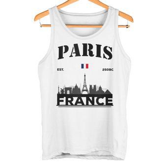 Cool Paris Francia Citykyline Camiseta sin mangas - Regaloses