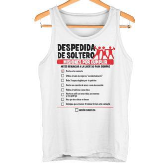 Despedida Deoltero Lista Retos Novio Pruebas Graciosas Camiseta sin mangas - Regaloses