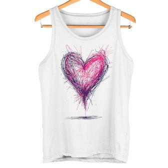 Dibujo Del Corazón Camiseta sin mangas - Regaloses