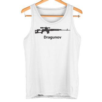 Dragunov Rifle De Francotirador Arma De Fuego Arma De Fuego Ruso 762Oviético Camiseta sin mangas - Regaloses