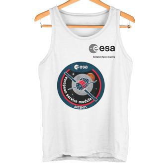 Esa欧州宇宙機関ミッションesmアルテミスパッチ タンクトップ - Kawaiitshirt