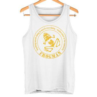 Frogman Diver ダメージ加工。 タンクトップ - Kawaiitshirt
