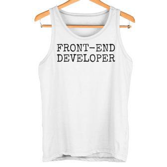 Front End Developer タンクトップ - Kawaiitshirt
