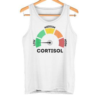 Low Cortisol Levels Meme タンクトップ - Kawaiitshirt