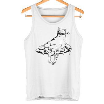 Gafas Deol Gatoolando En Pizza Cats Lover Anime Fan Camiseta sin mangas - Regaloses