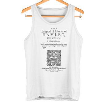 Hamlet Theater Amantes De Los Libros De Literatura Clásica Camiseta sin mangas - Regaloses