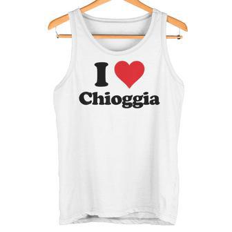 I Heart Chioggia Italy Love Italianouvenir Canotta - Novitaregali