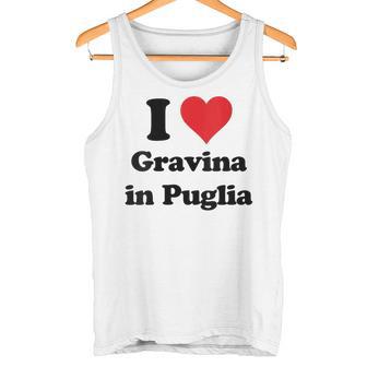 I Heart Gravina In Puglia Italy Love Italianouvenir Con Collo A Canotta - Novitaregali