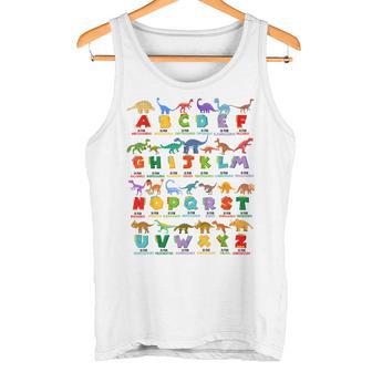 Idée De Tenue De L'alphabet Dinosaure Pour Enfants Et Alphabet Dinosaure Débardeur e - Cadeauxyz