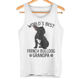 Il Miglior Francese Bulldog Nonno Divertente Francese Amante Dei Cani Canotta - Novitaregali