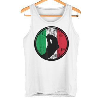 Italia Movimiento Manual Italiano Bandera Italiana Italia Camiseta sin mangas - Regaloses