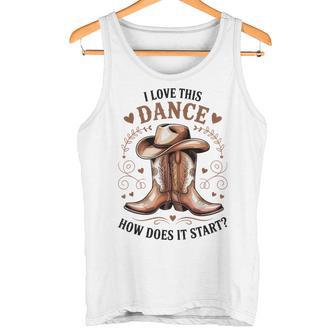 J'adore Cette Danse Comment Démarre-T-Elle Line Dance Western Débardeur e - Cadeauxyz